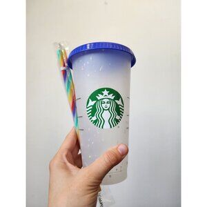 Starbucks 20oz frosted confetti cold cup New